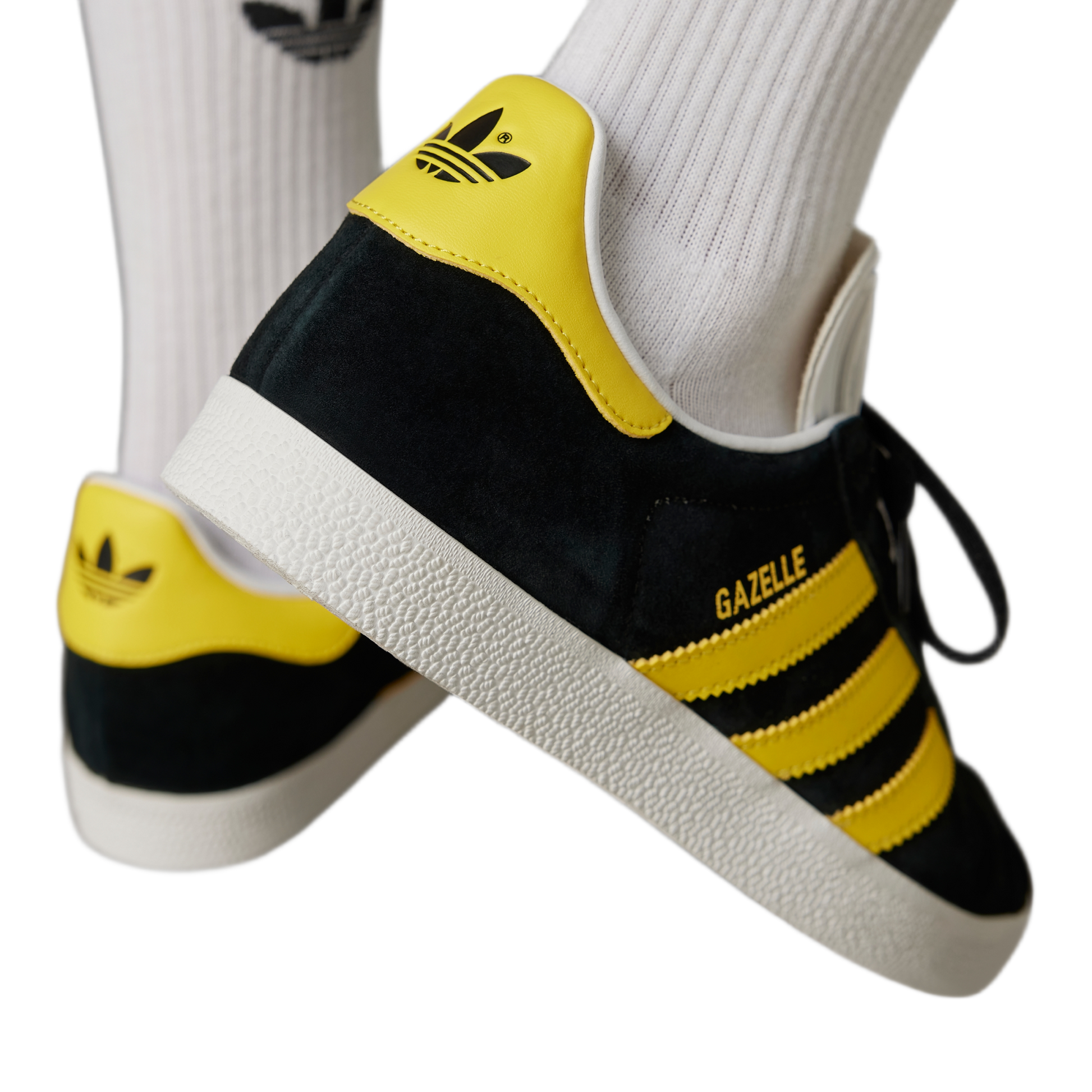 adidas Gazelle Black Impact Yellow