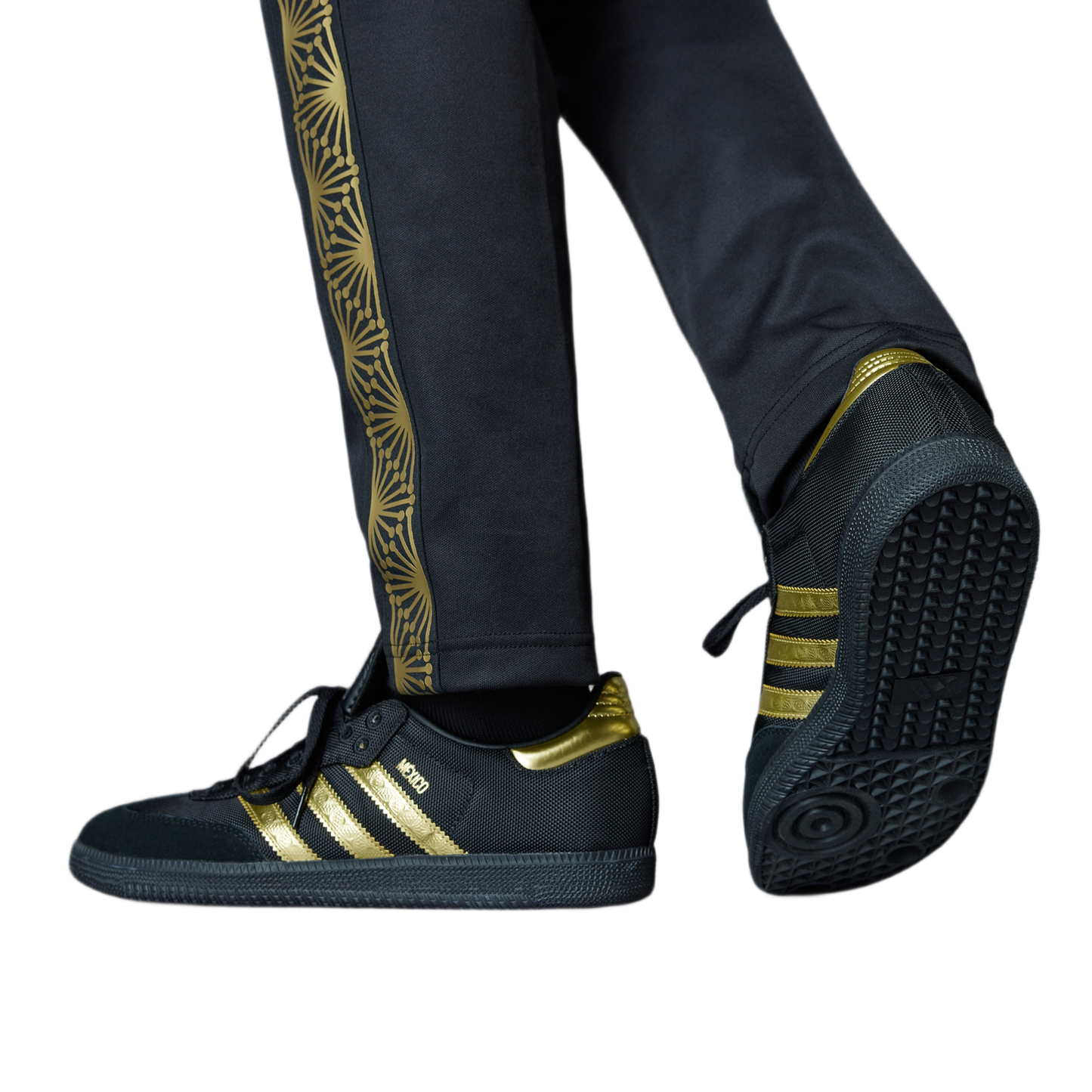 adidas Samba OG Mexico Black Gold Metallic