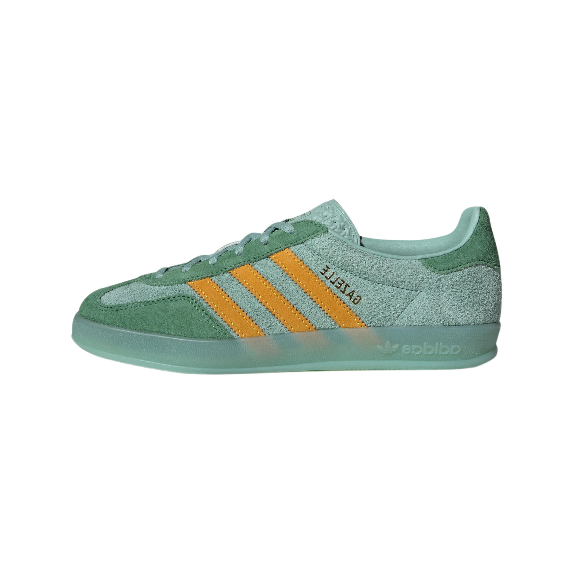 adidas Gazelle Indoor Hazy Green Crew Yellow (Women's)