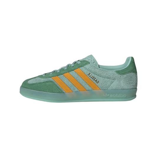 adidas Gazelle Indoor Hazy Green Crew Yellow (Women's)