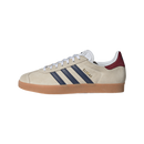 adidas Gazelle Beige Dark Blue Collegiate Burgundy