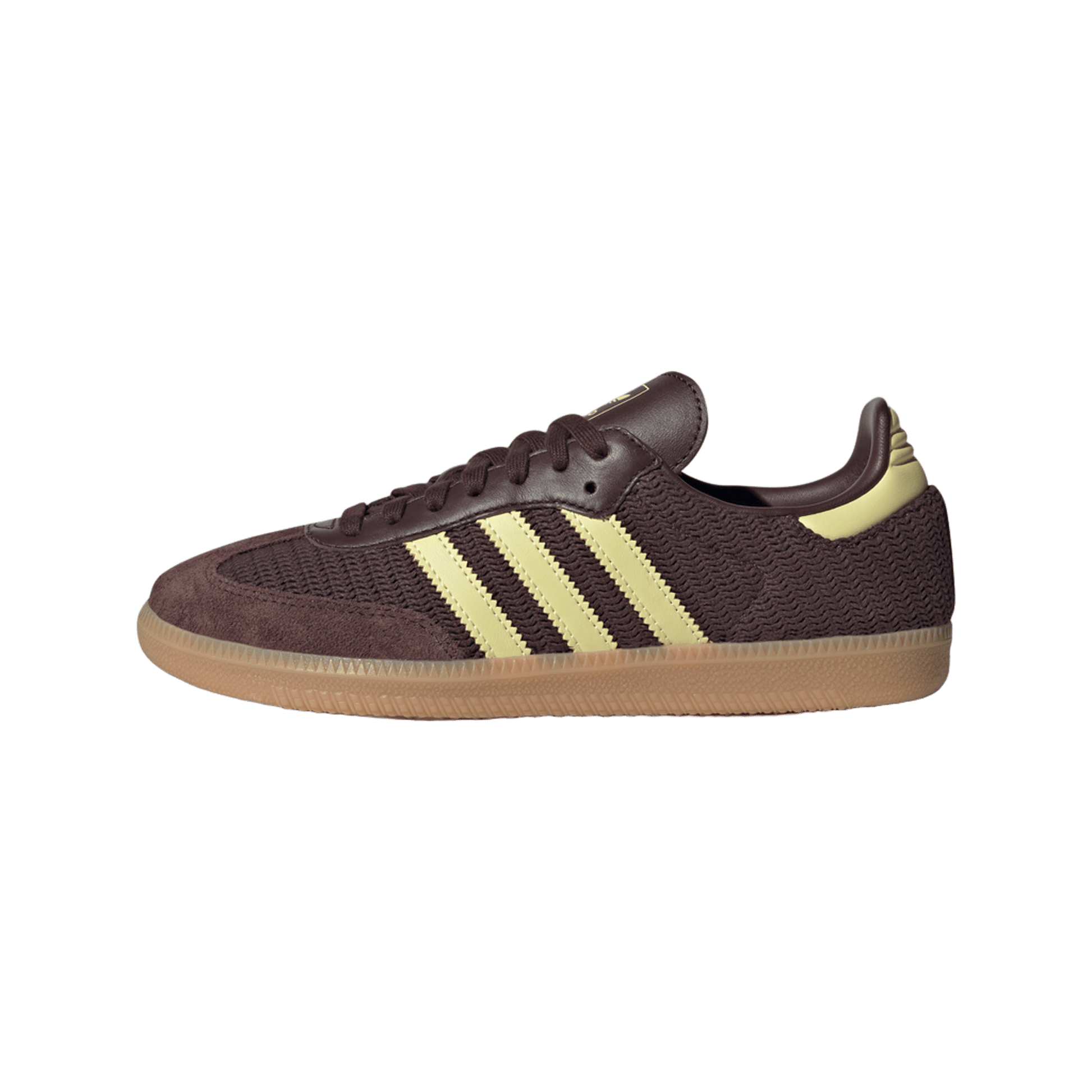 adidas Samba OG Shadow Brown Powder Yellow (Women's)