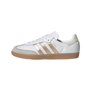 adidas Samba OG White Wonder Gold Metallic (Women's)