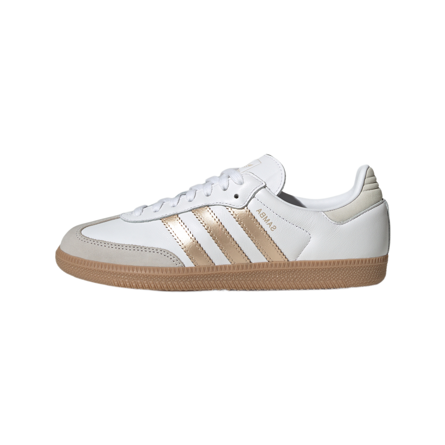 adidas Samba OG White Wonder Gold Metallic (Women's)