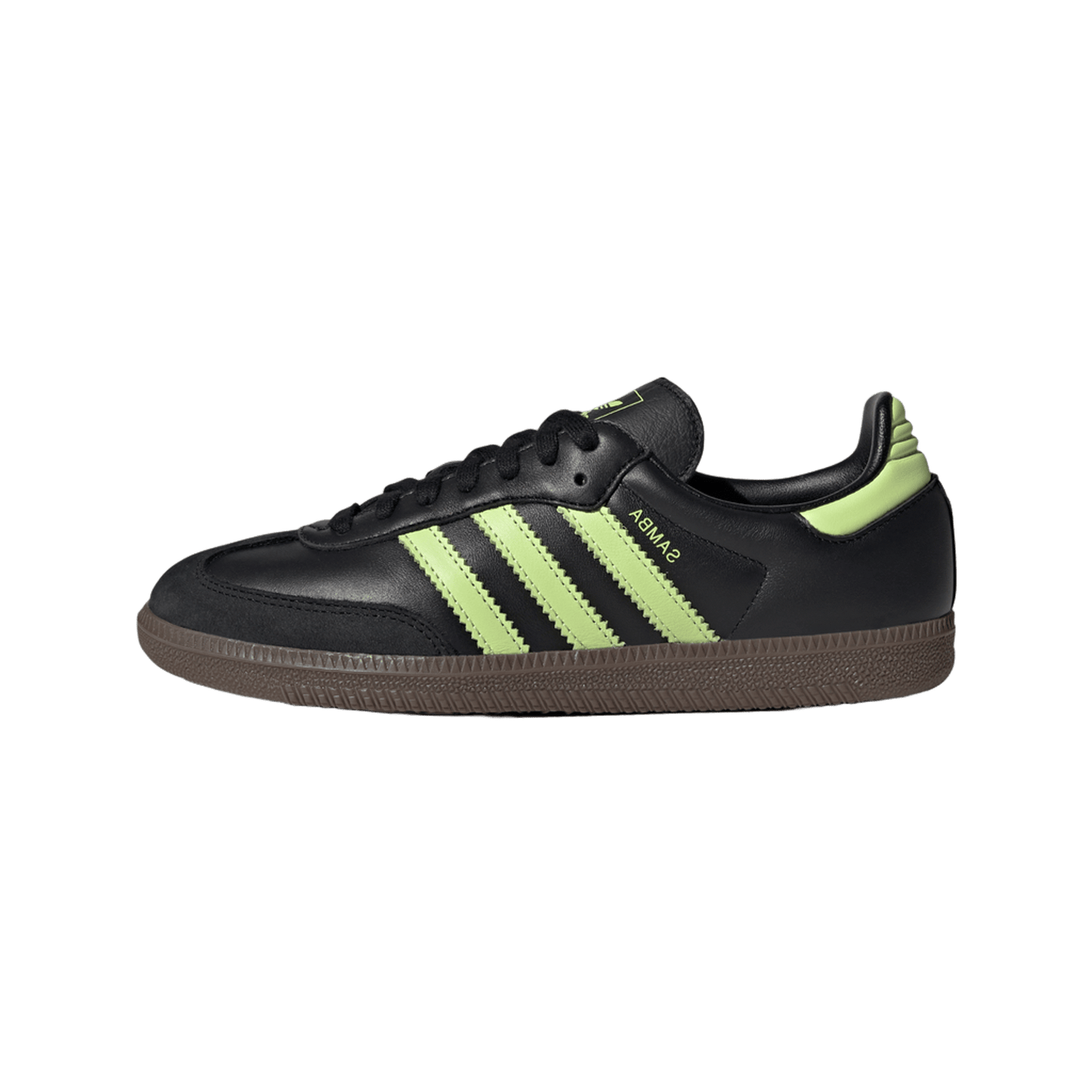 adidas Samba OG Black Pulse Lime (Women's)