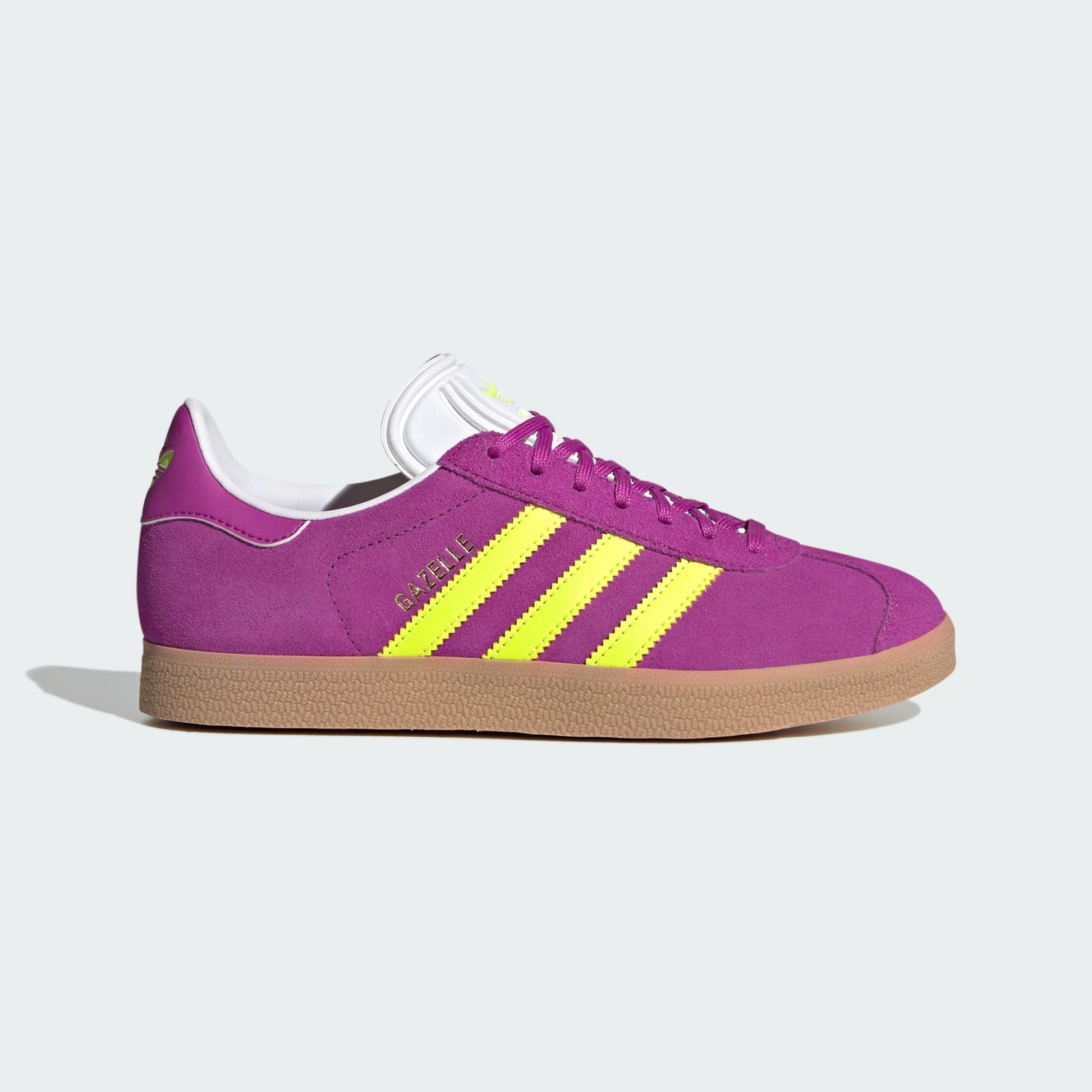 adidas Gazelle Purple Burst Solar Yellow (Women's)