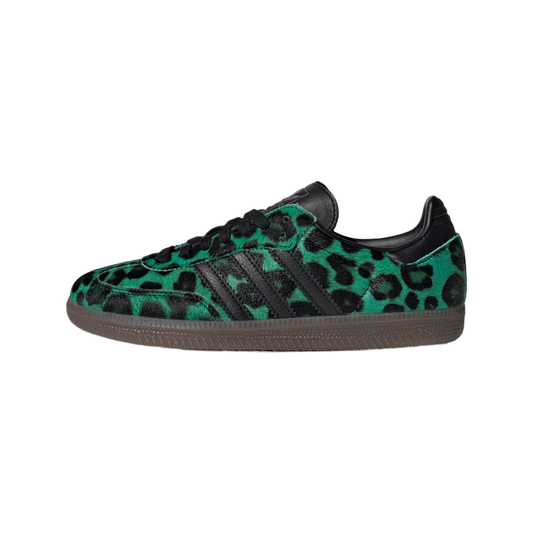 adidas Samba Semi Screaming Green Core Black Gold Metallic (Women's)