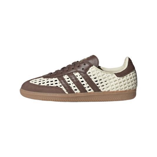 adidas Samba OG Basketweave Cream White Earth Strata (Women's)