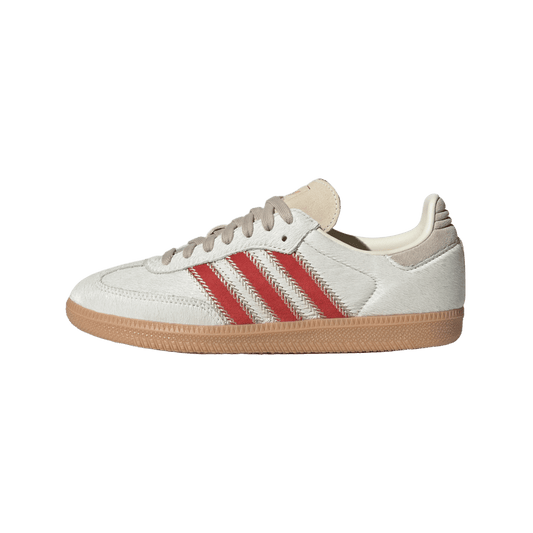 adidas Samba OG Pony Hair Wonder Beige Better Scarlet (Women's)