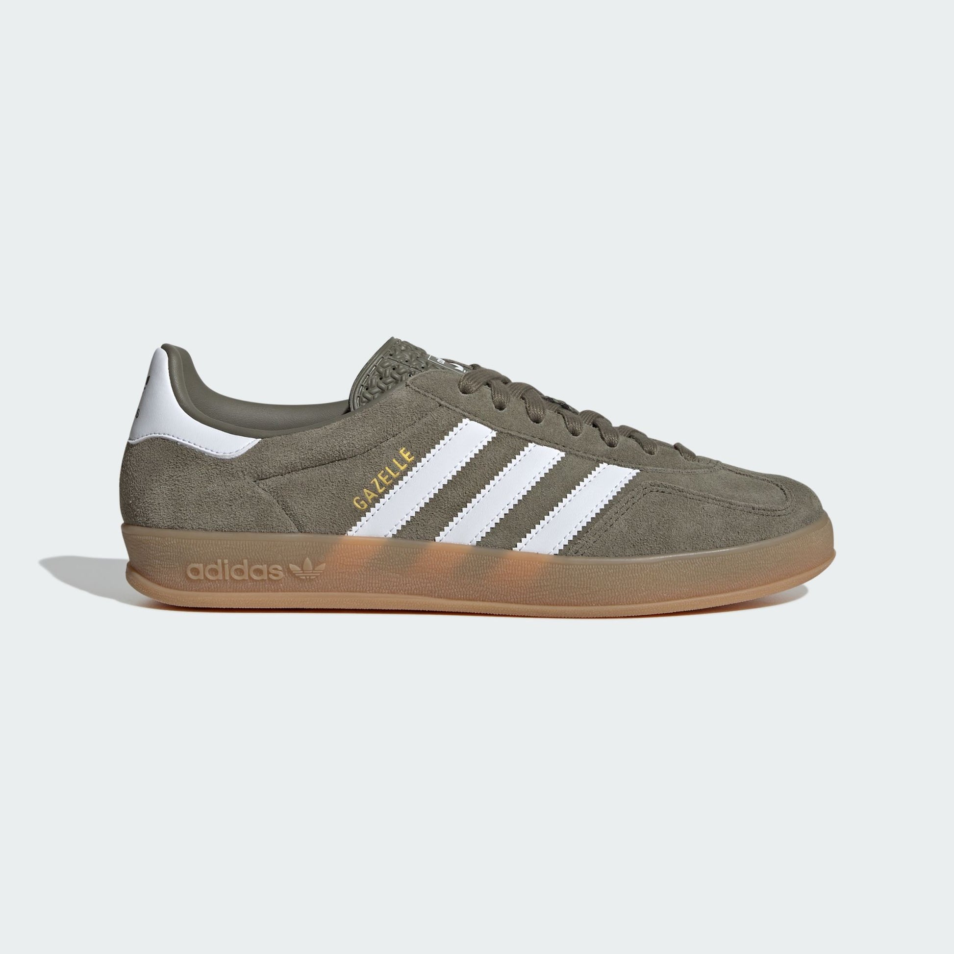 adidas Gazelle Indoor Olive Strata Cloud White Gum