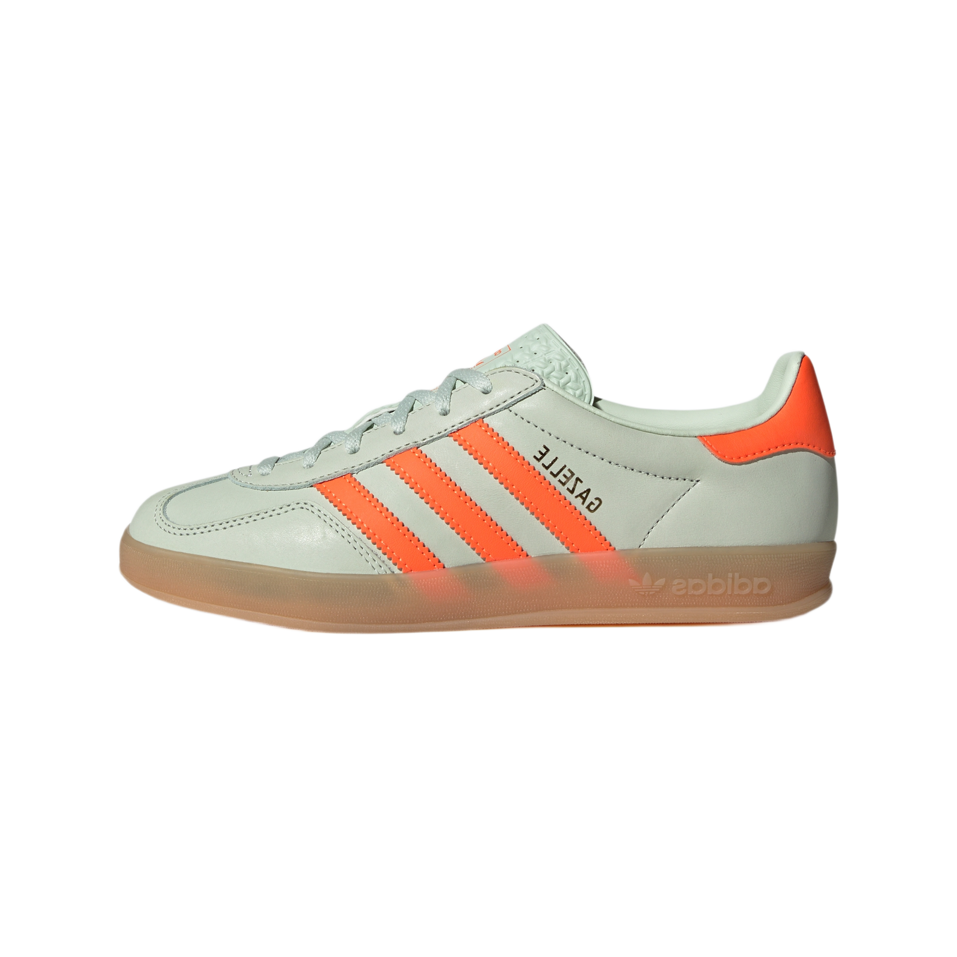 adidas Gazelle Indoor Linen Green Solar Orange (Women's)