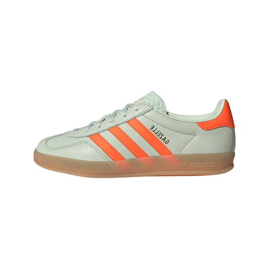 adidas Gazelle Indoor Linen Green Solar Orange (Women's)