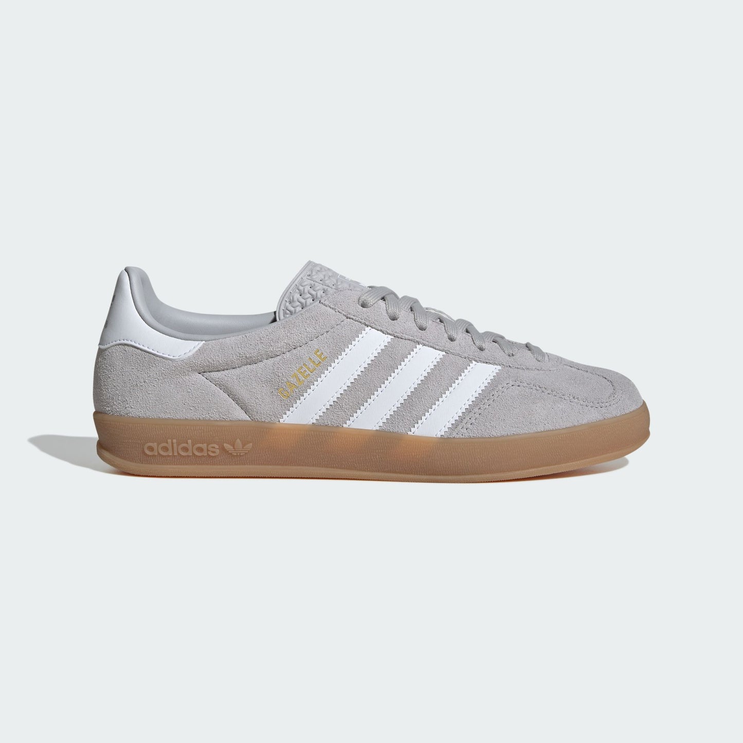 adidas Gazelle Indoor Grey Cloud White Gold Metallic
