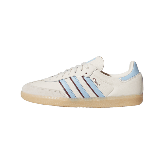 adidas Samba OG Wonder White Clear Sky Shadow Red