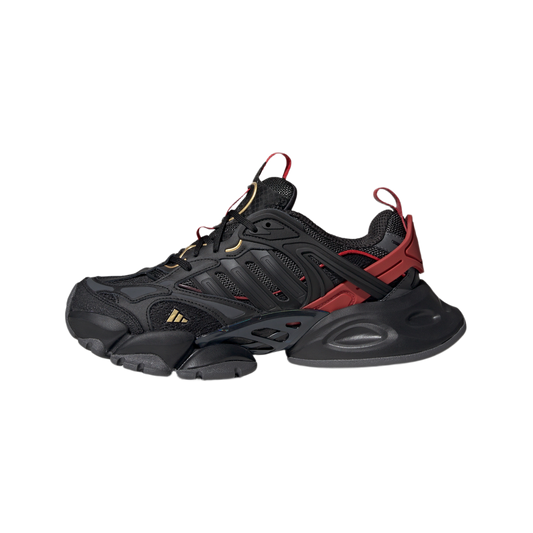 adidas XLG Runner Deluxe Black Gold Metallic Red
