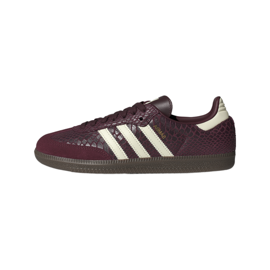 adidas Samba OG Snakeskin Maroon Cream White (Women's)