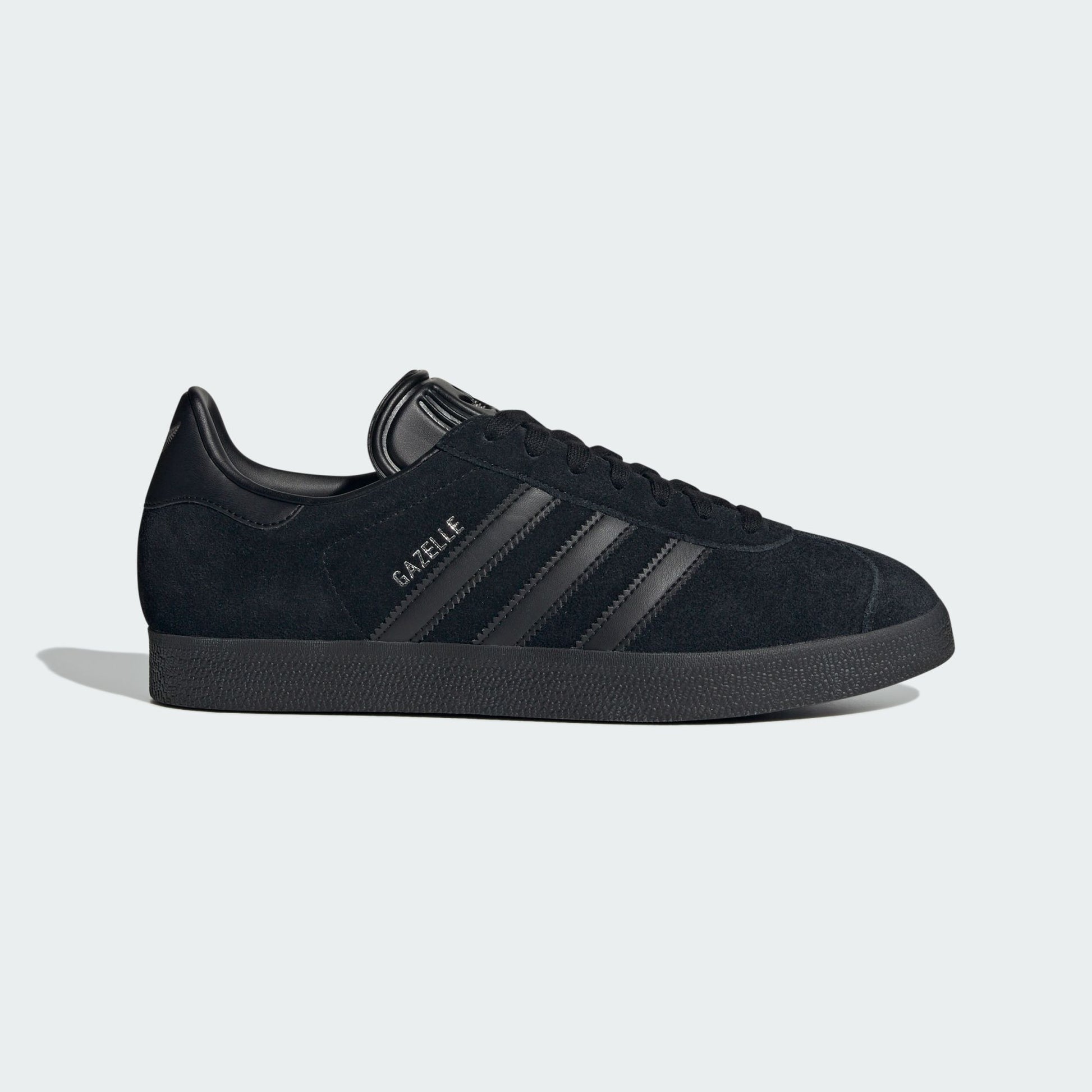 adidas Gazelle All Black Silver Metallic