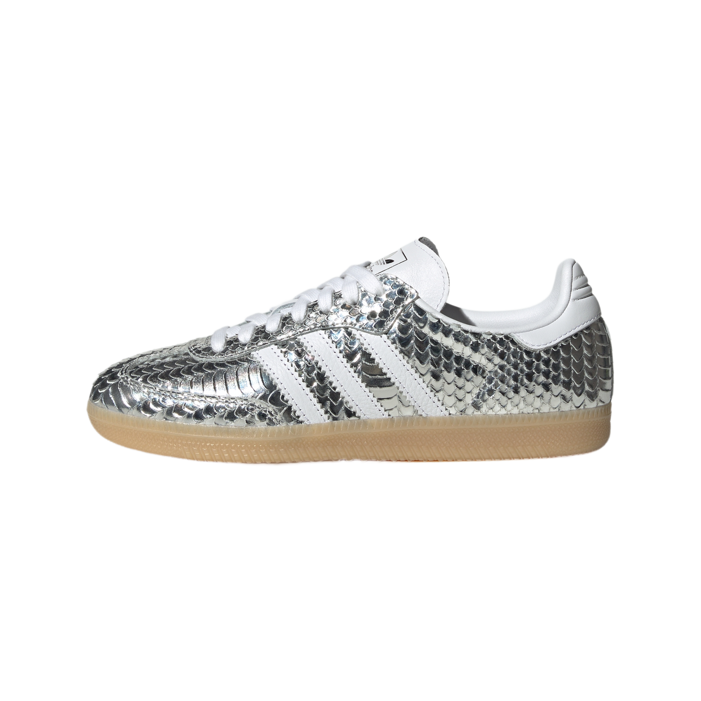 adidas Samba OG Patent Snakeskin Silver Metallic (Women's)
