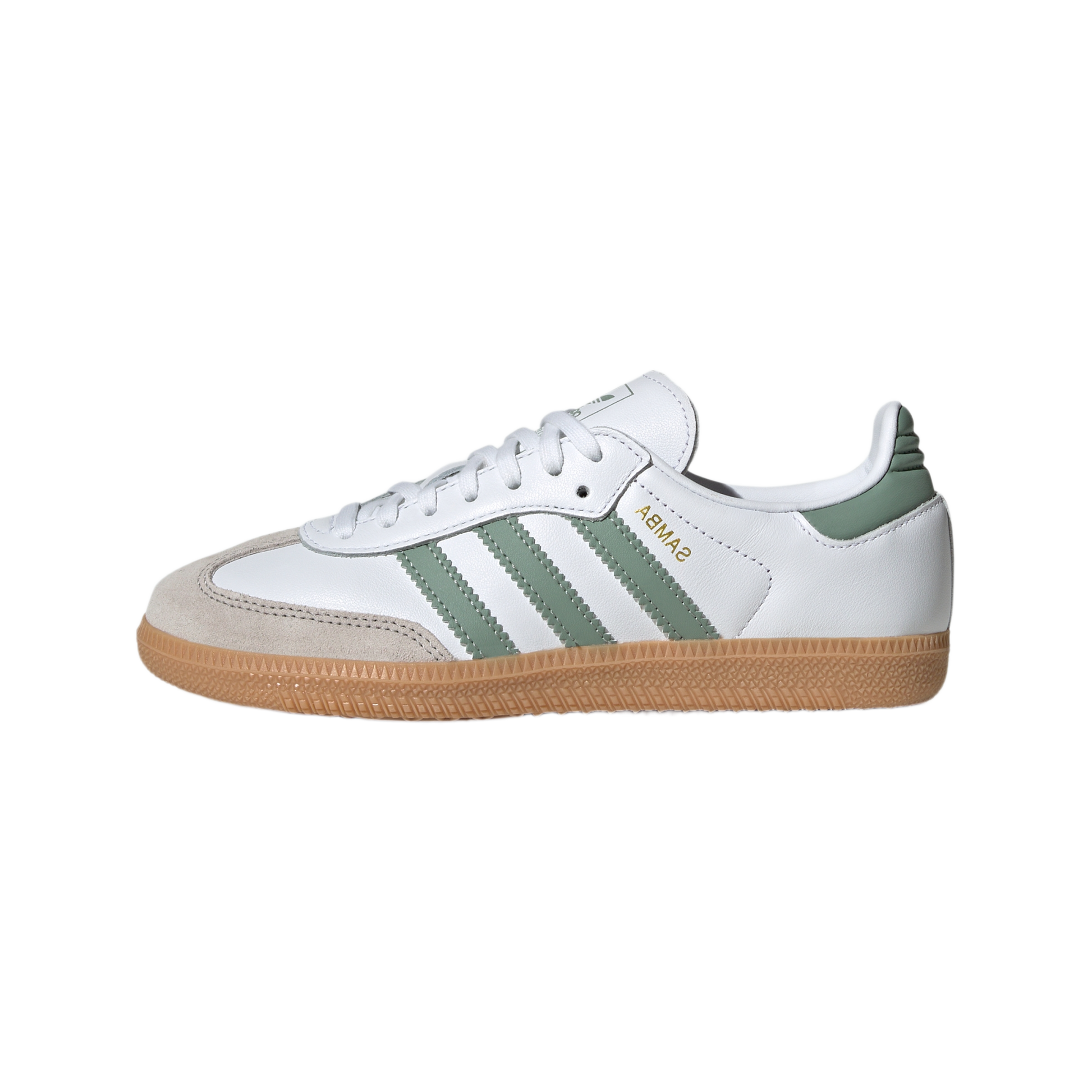 adidas Samba OG Cloud White Silver Green (GS)