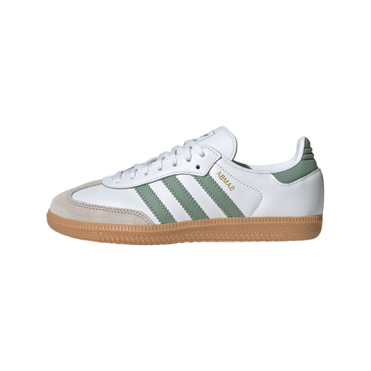 adidas Samba OG Cloud White Silver Green (GS)