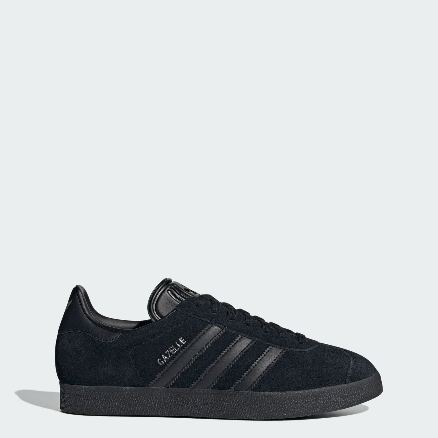 adidas Gazelle All Black Silver Metallic