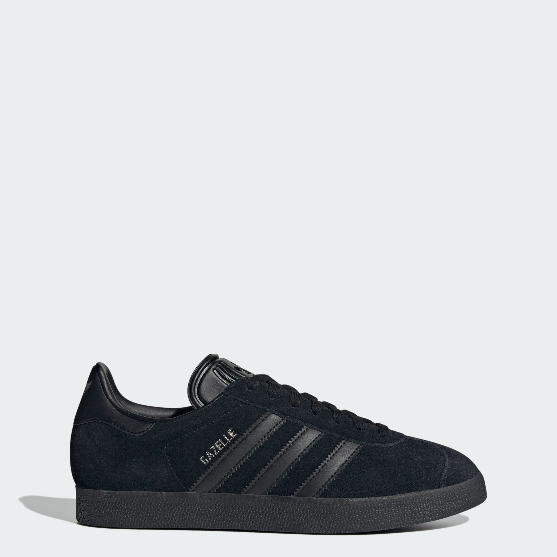 adidas Gazelle All Black Silver Metallic