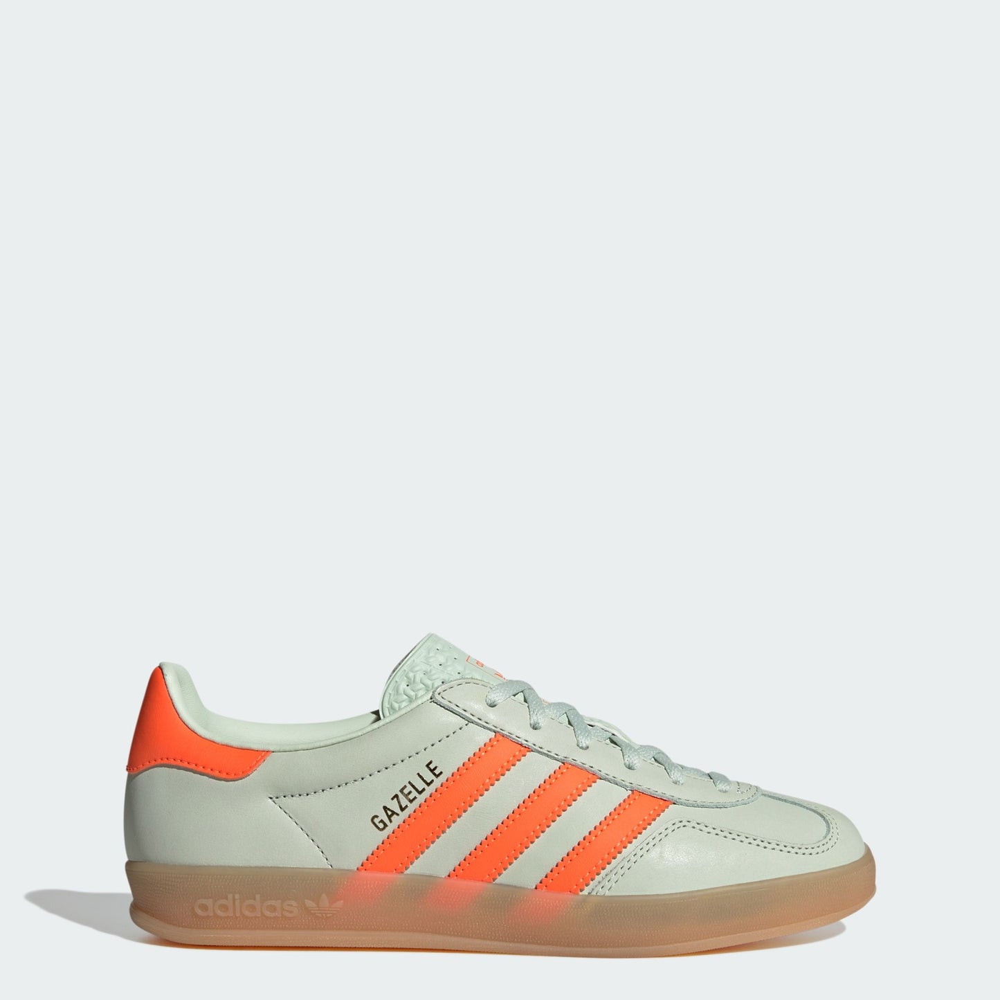 adidas Gazelle Indoor Linen Green Solar Orange (Women's)