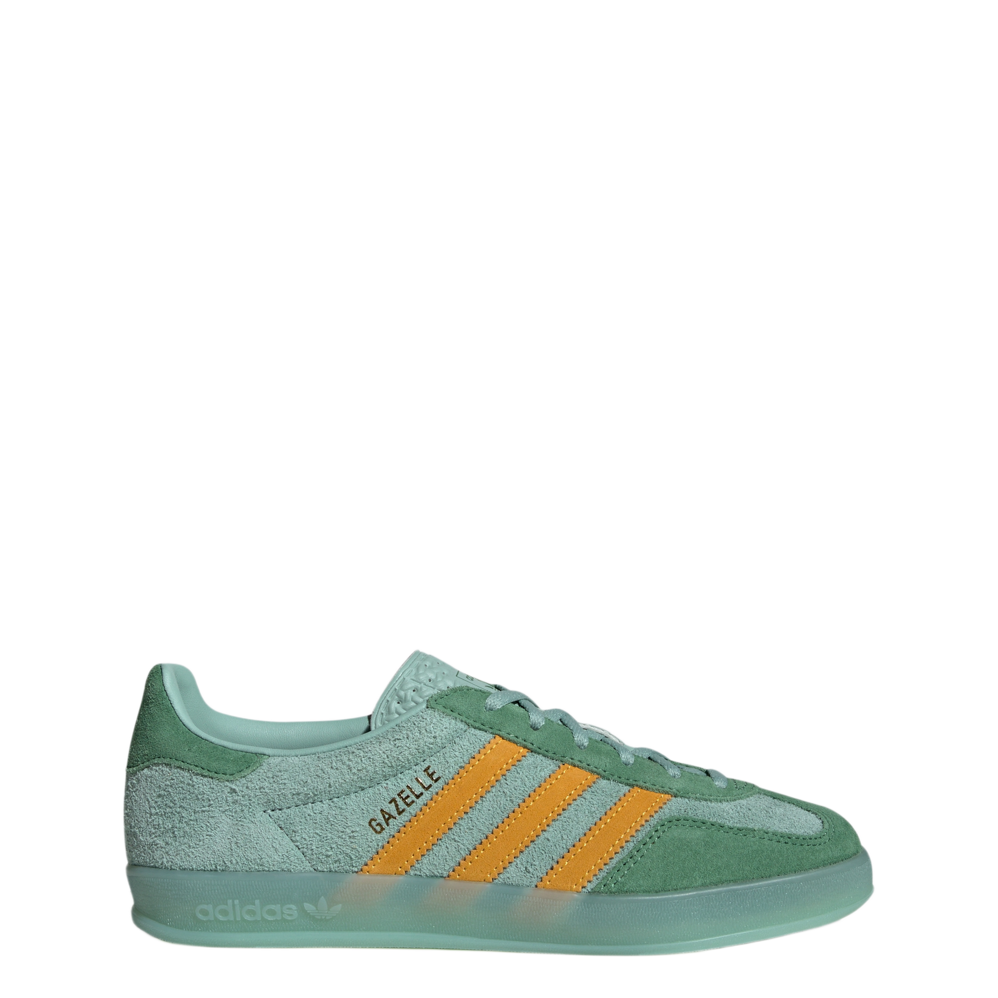 adidas Gazelle Indoor Hazy Green Crew Yellow (Women's)