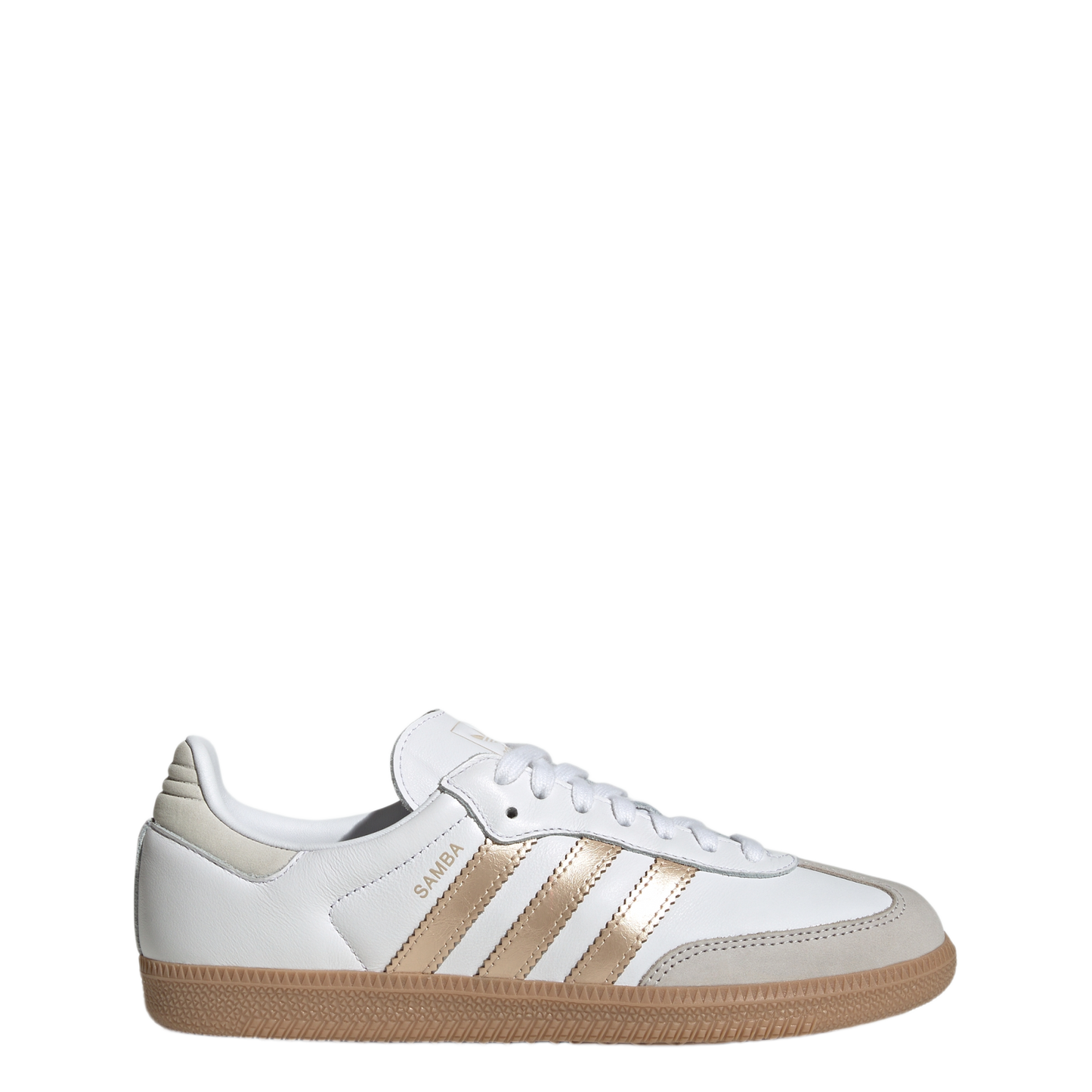 adidas Samba OG White Wonder Gold Metallic (Women's)