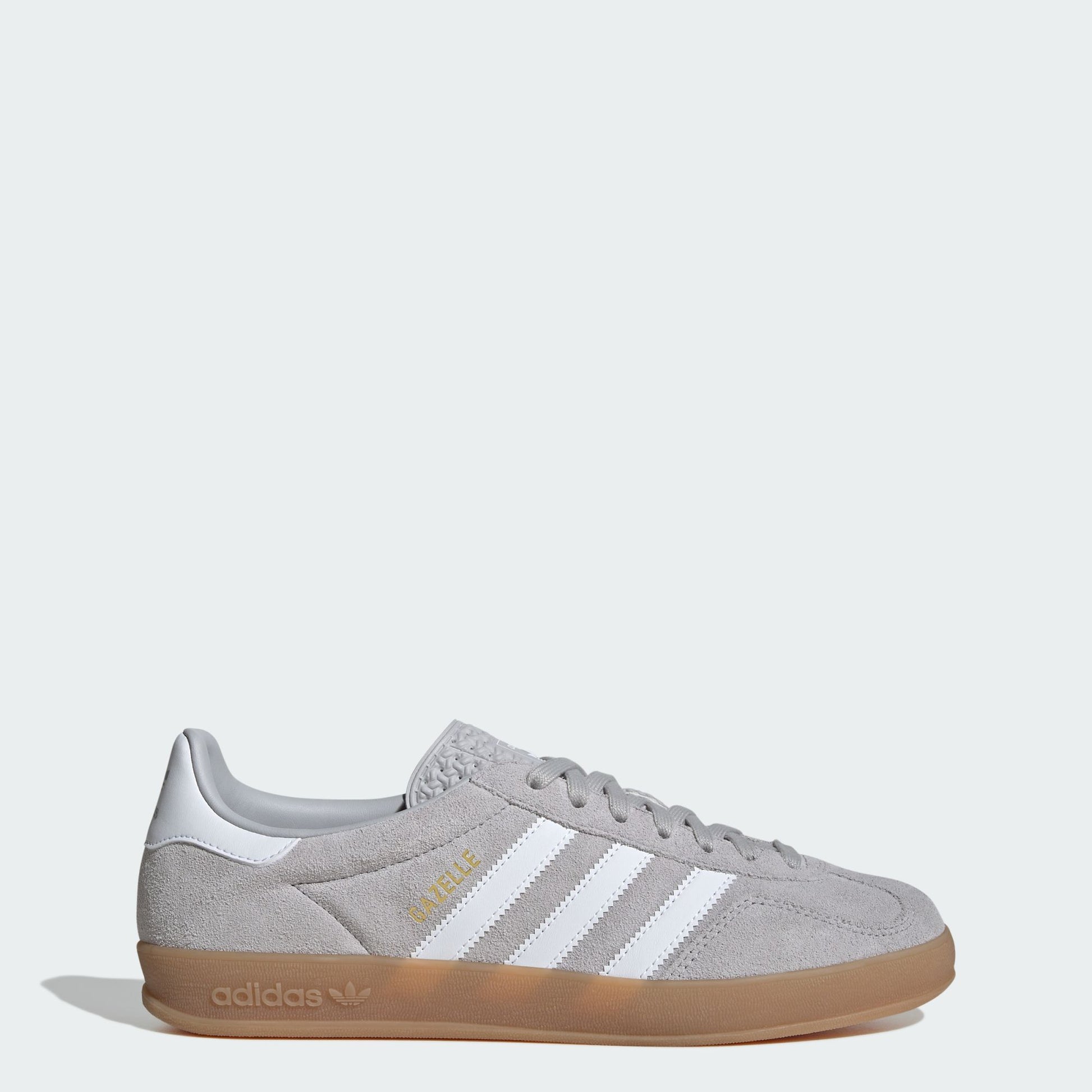 adidas Gazelle Indoor Grey Cloud White Gold Metallic