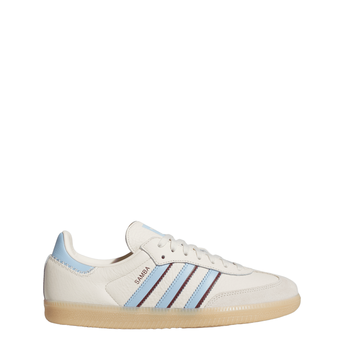 adidas Samba OG Wonder White Clear Sky Shadow Red