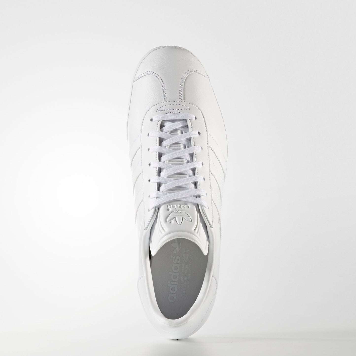 adidas Gazelle White/White-Gold Metallic