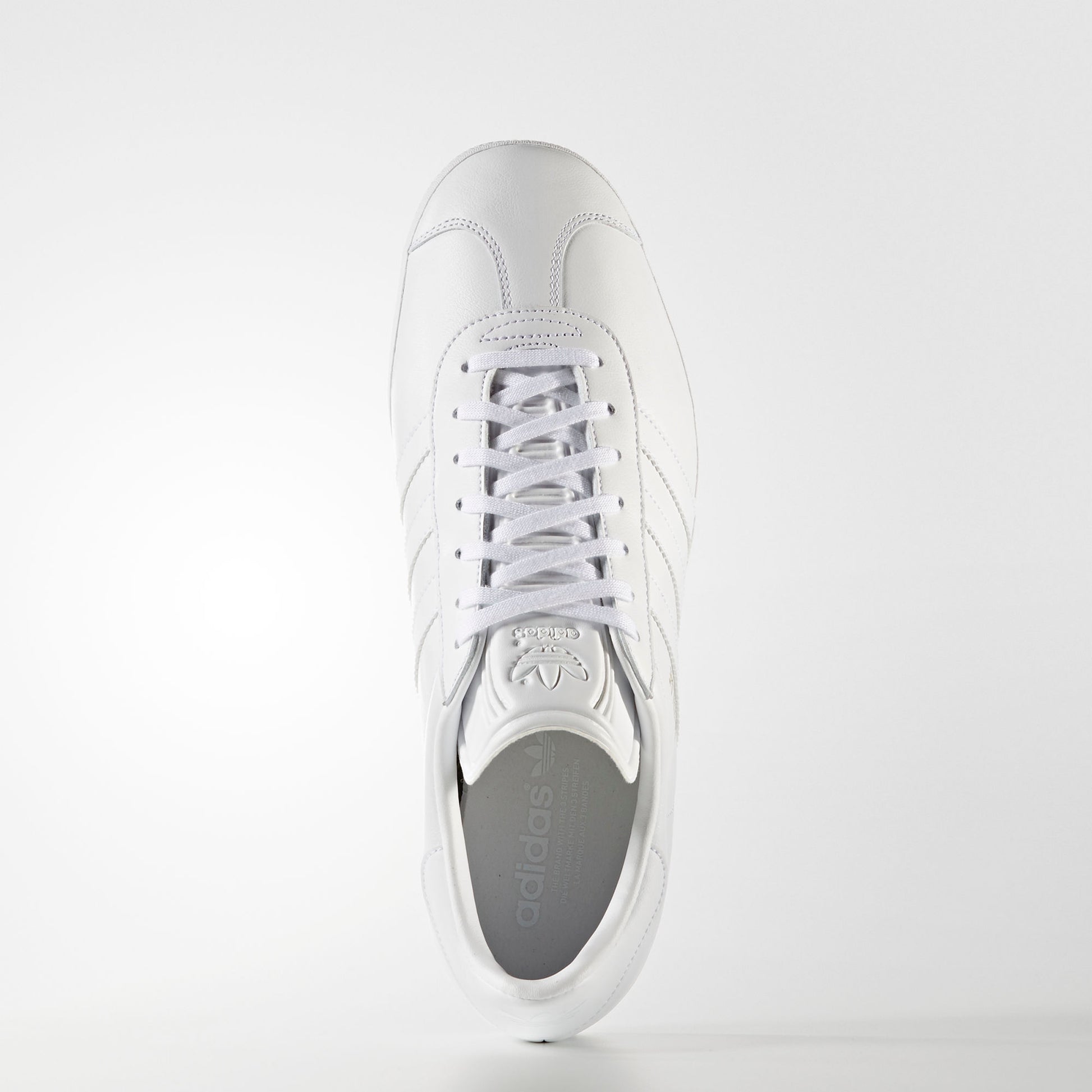 adidas Gazelle White/White-Gold Metallic