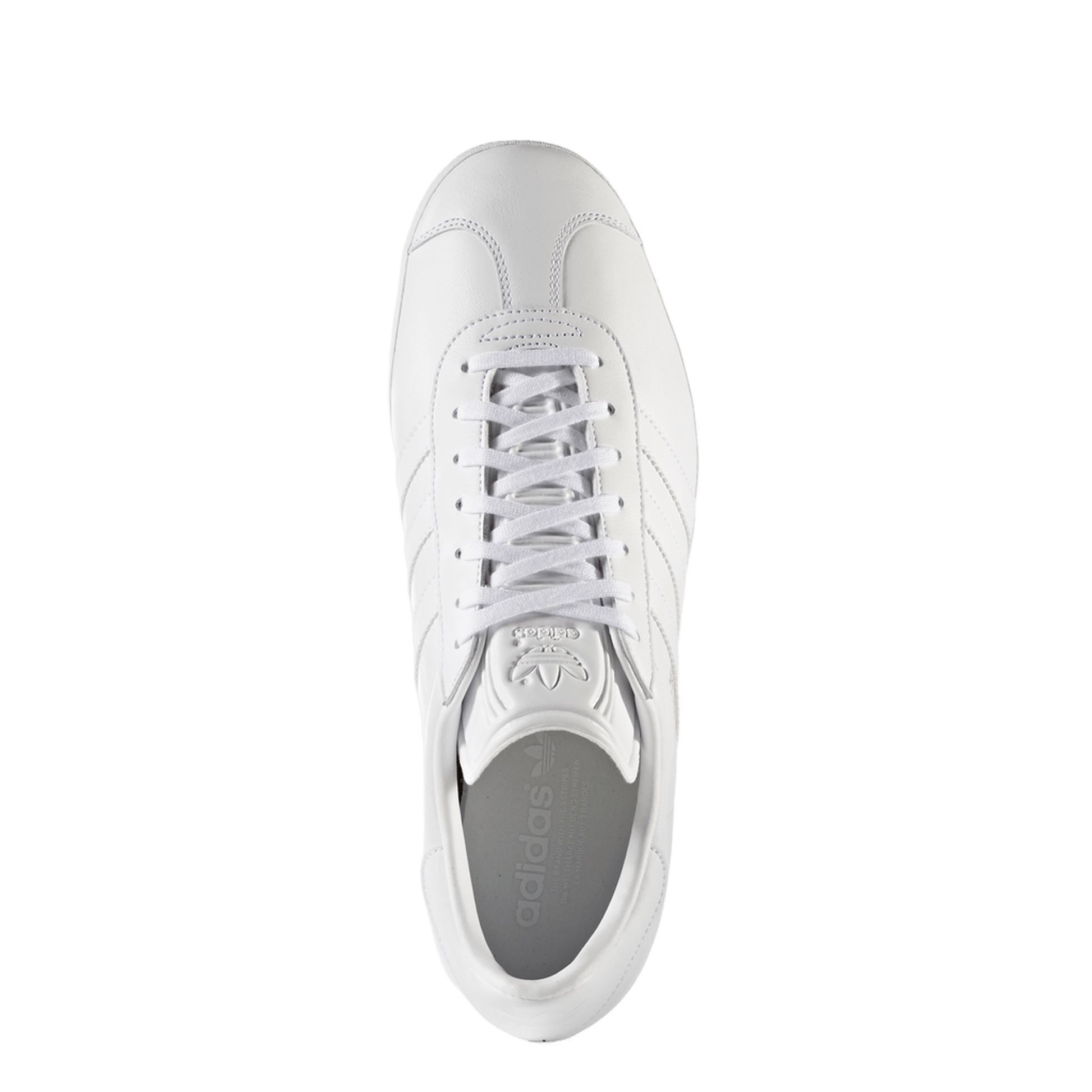 adidas Gazelle White/White-Gold Metallic