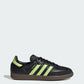 adidas Samba OG Black Pulse Lime (Women's)