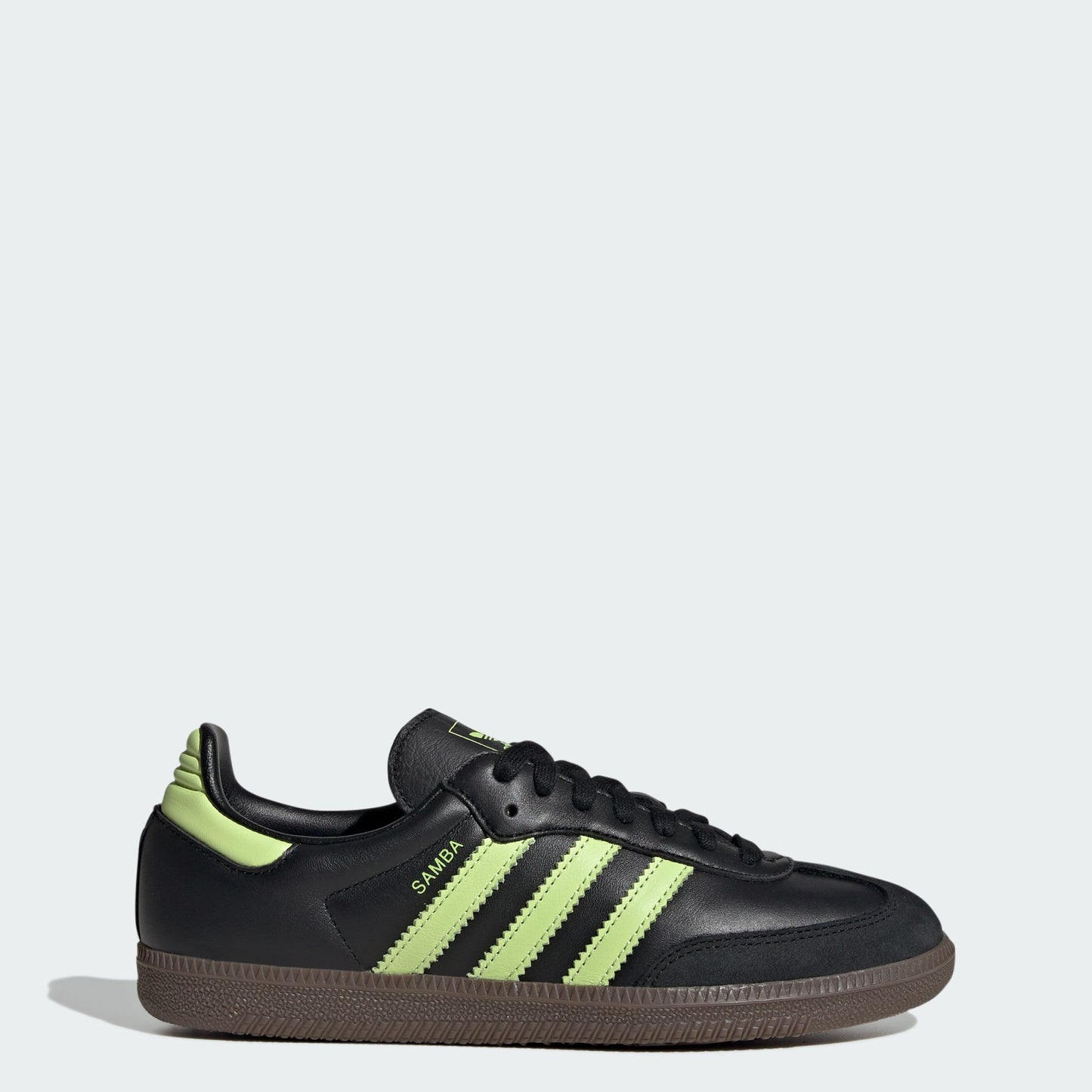 adidas Samba OG Black Pulse Lime (Women's)