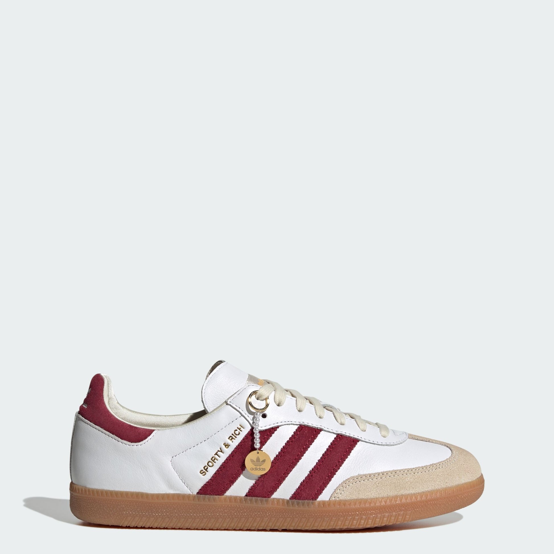 adidas Samba Sporty & Rich White Collegiate Burgundy
