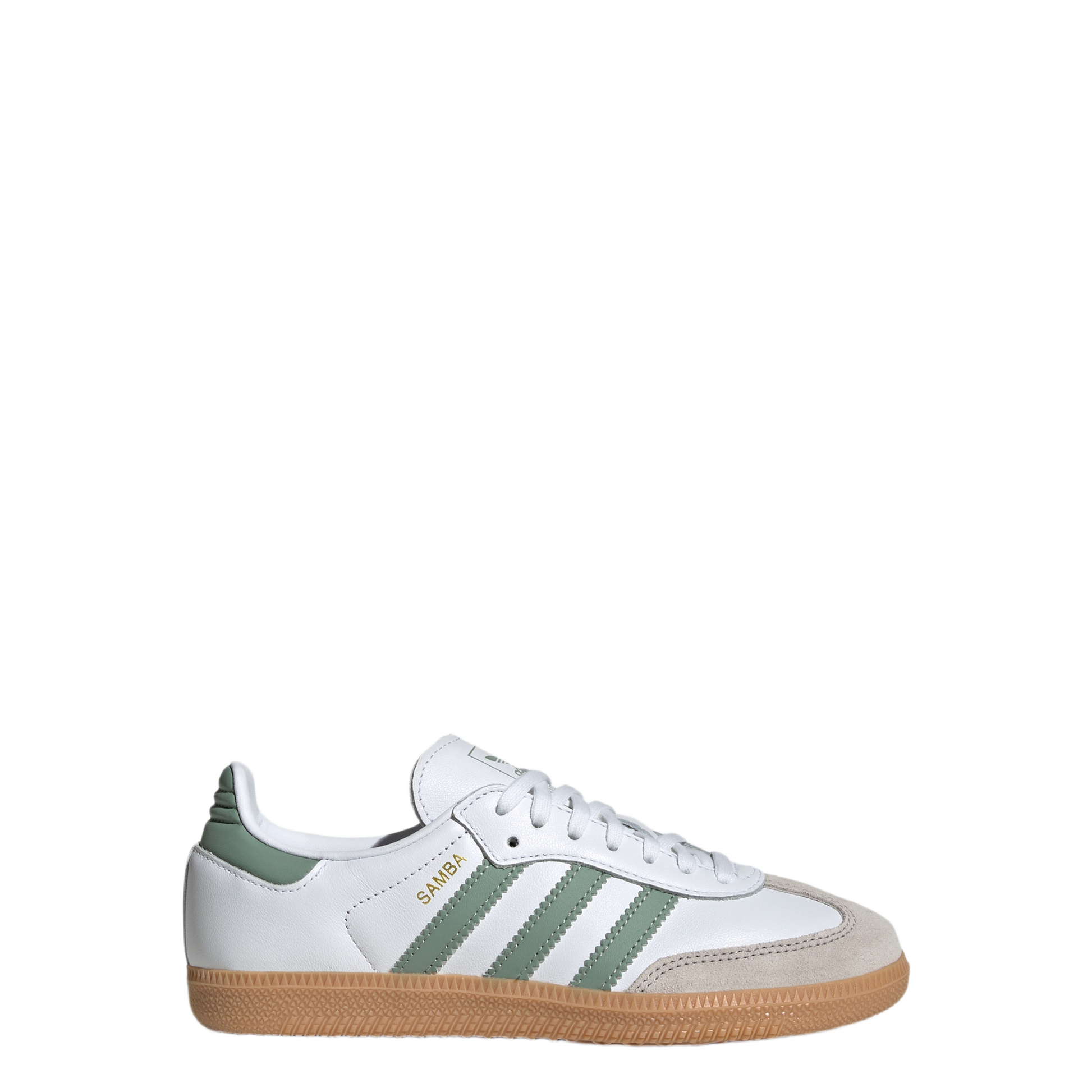 adidas Samba OG Cloud White Silver Green (GS)