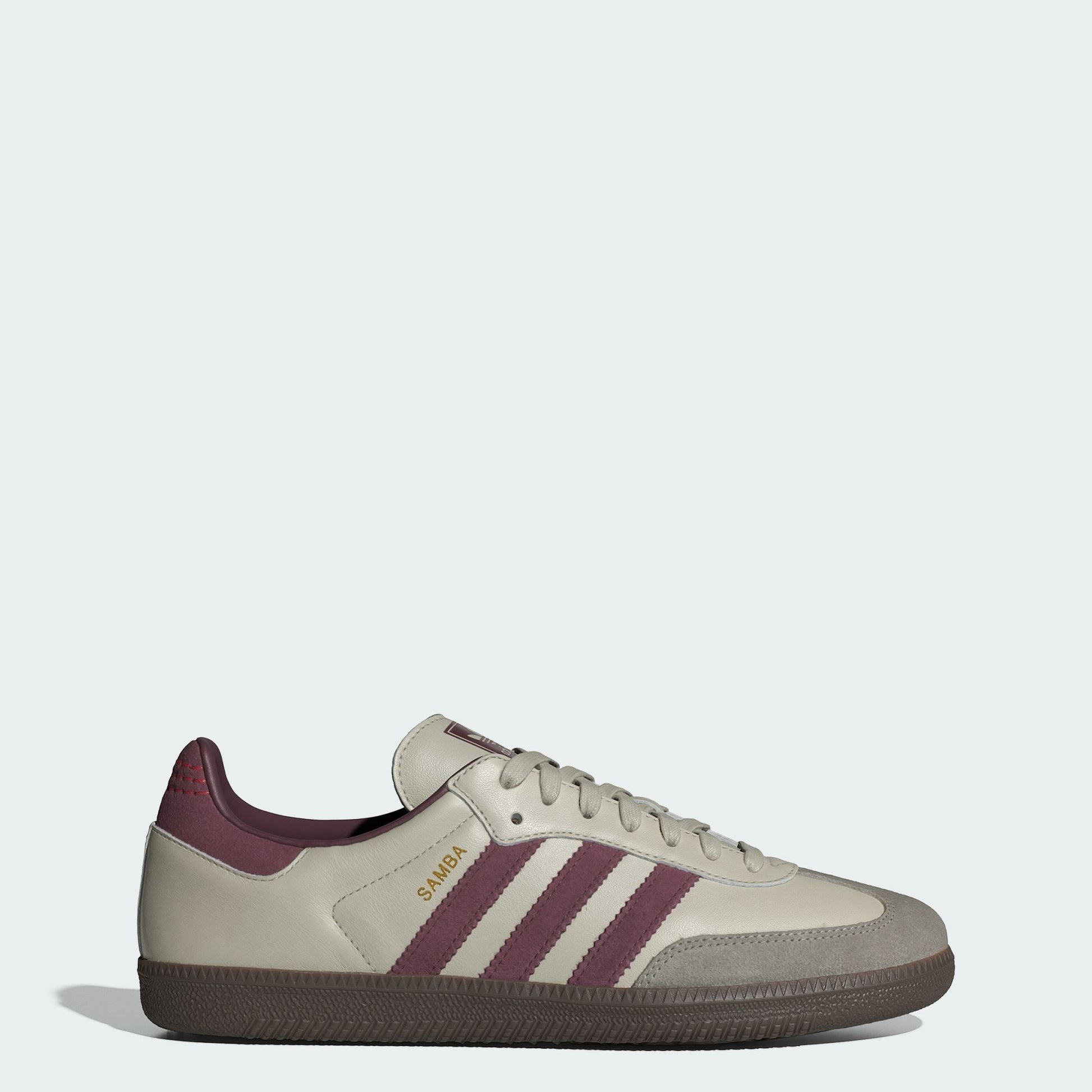 adidas Samba OG Putty Grey Maroon