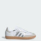adidas Samba OG White Silver Metallic Grey (Women's)