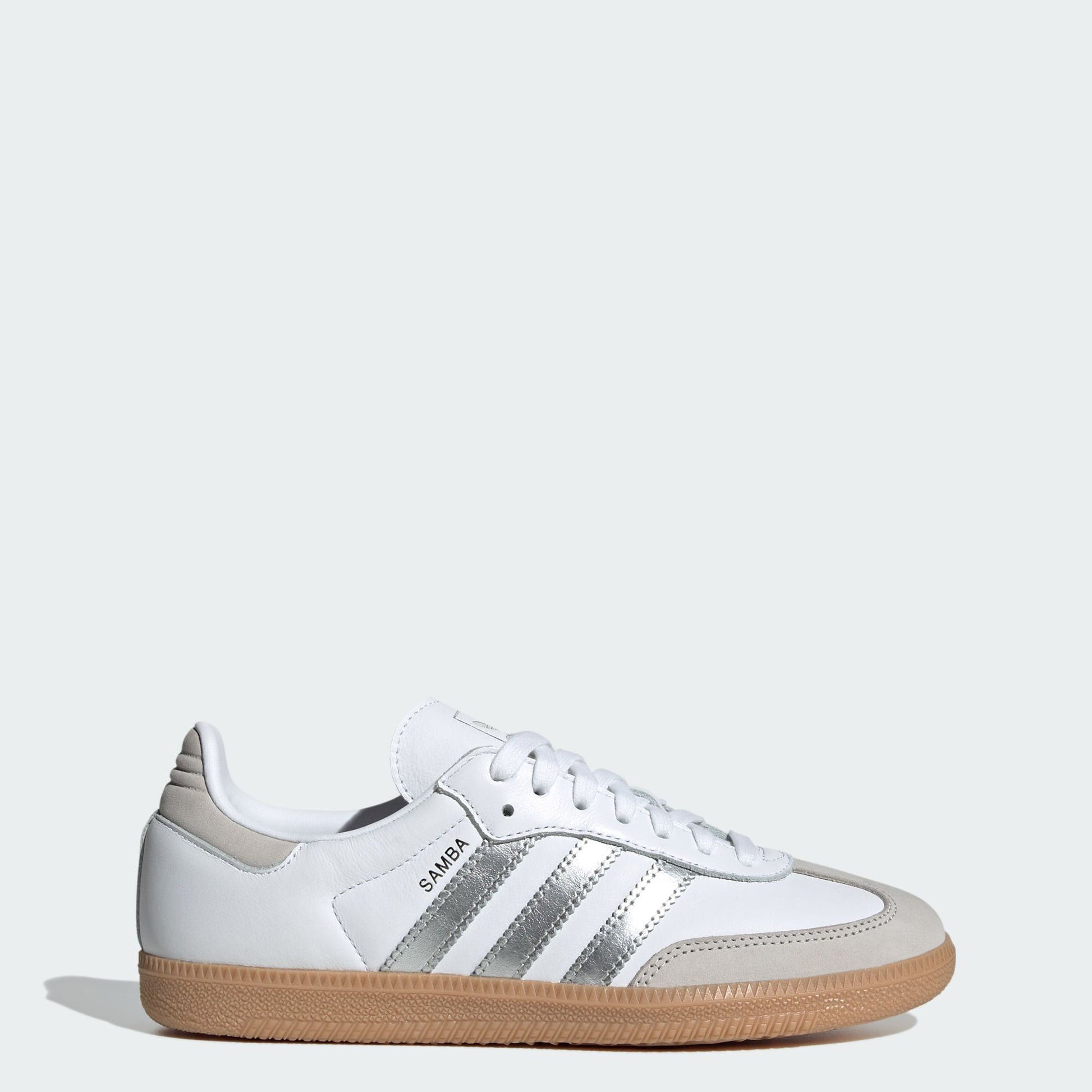 adidas Samba OG White Silver Metallic Grey (Women's)
