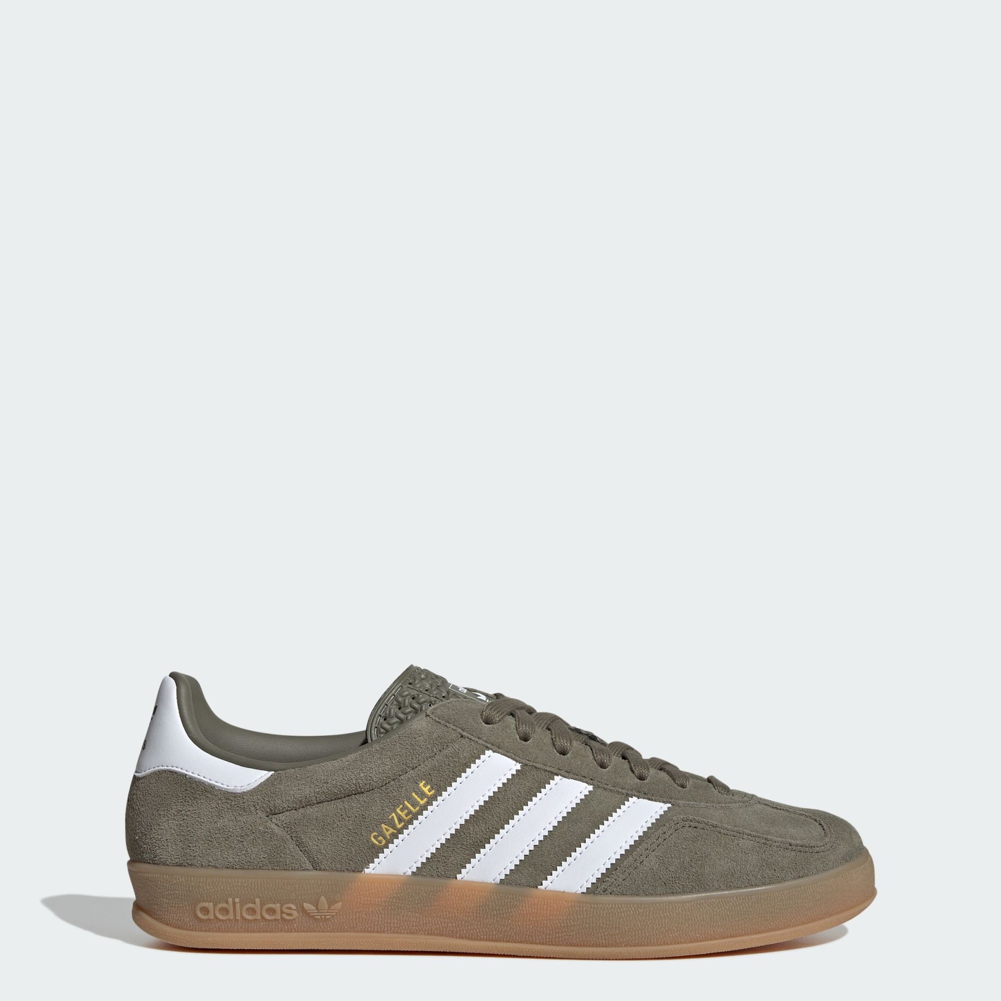 adidas Gazelle Indoor Olive Strata Cloud White Gum
