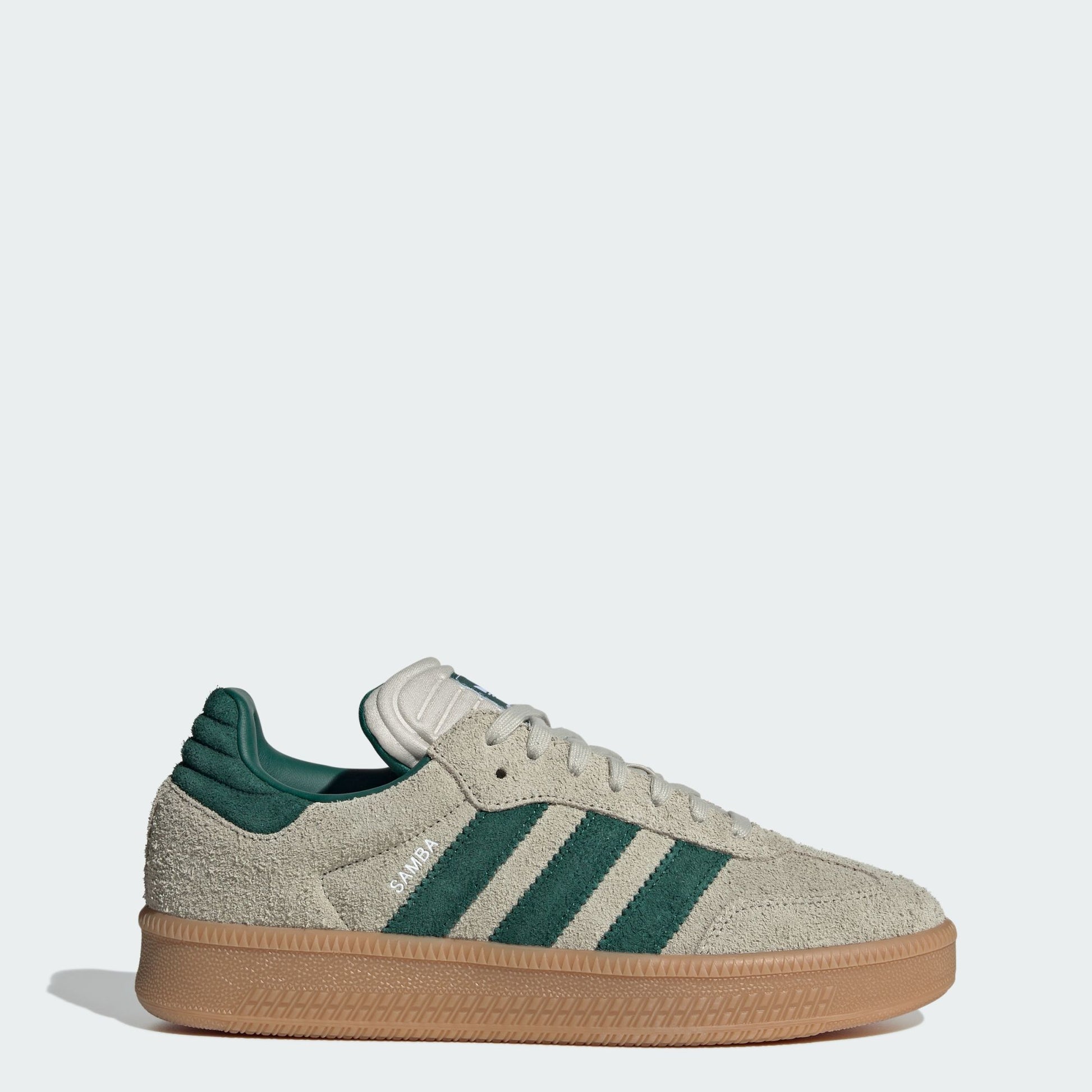 adidas Samba XLG Putty Grey Collegiate Green