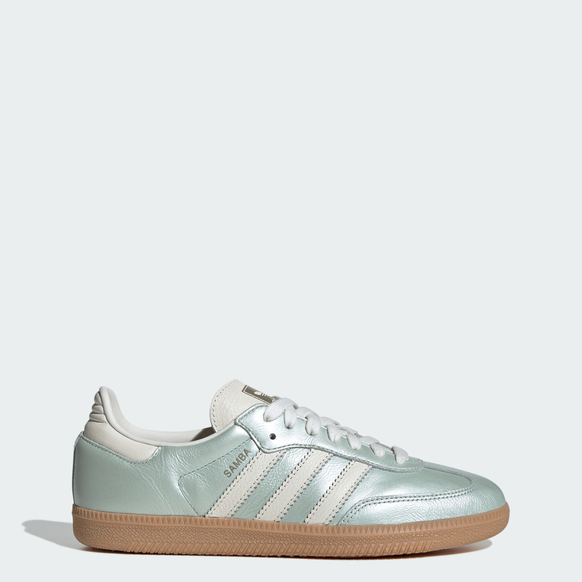 adidas Samba OG Linen Green Metallic (Women's)