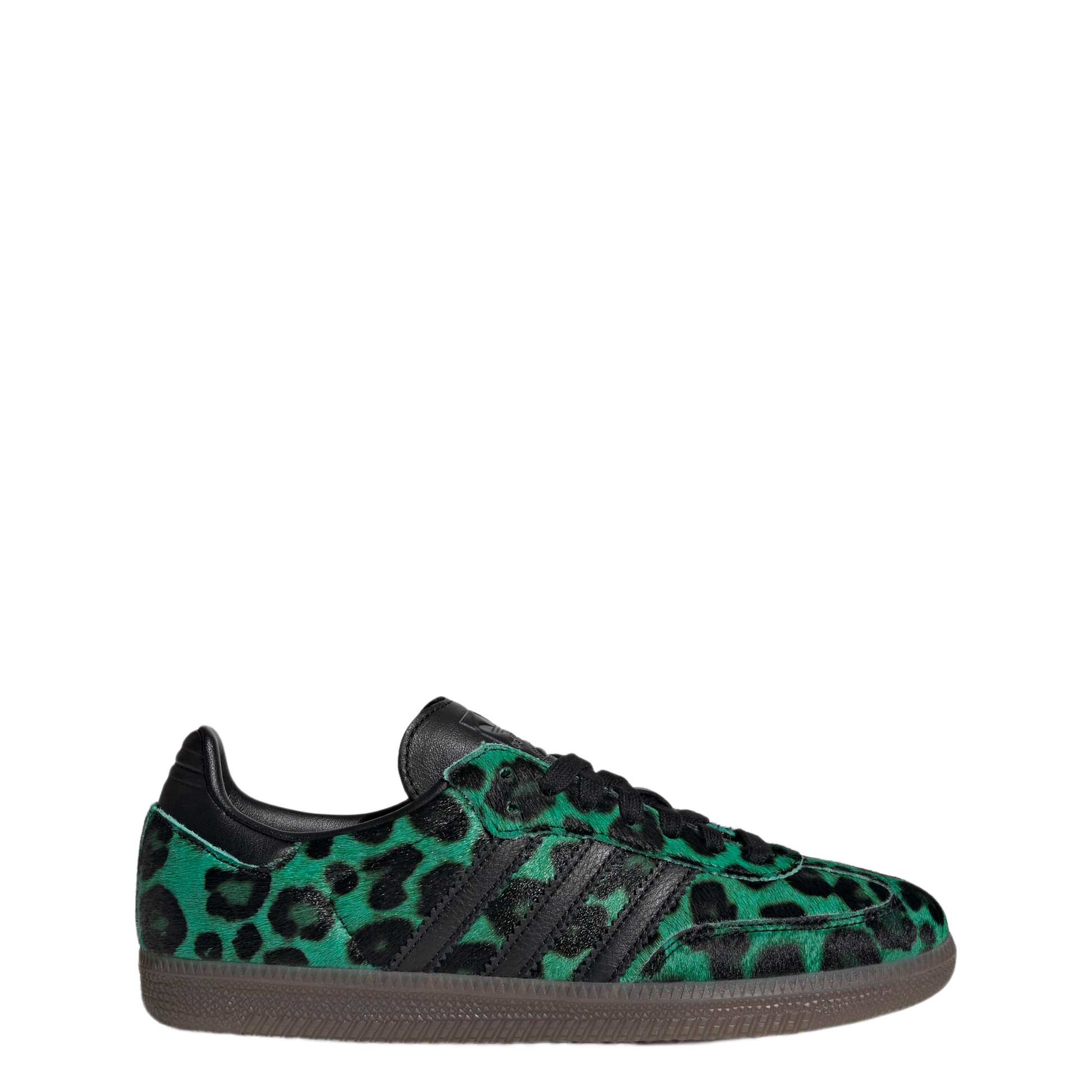 adidas Samba Semi Screaming Green Core Black Gold Metallic (Women's)