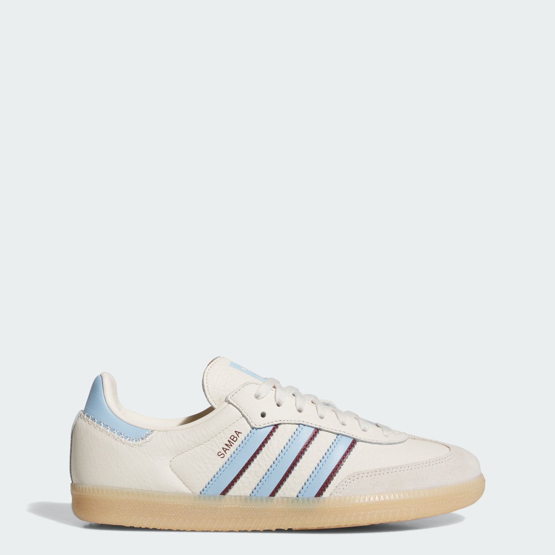 adidas Samba OG Wonder White Clear Sky Shadow Red