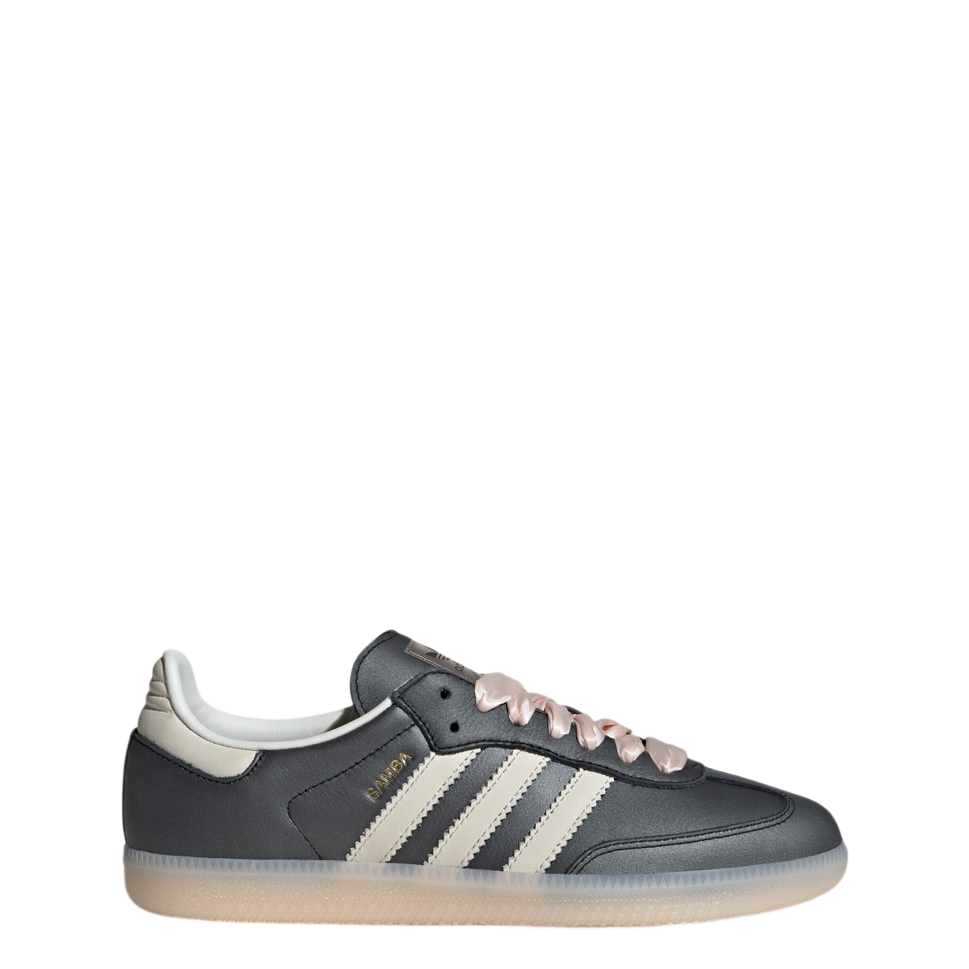 adidas Samba OG Black Pink Ribbon Laces (Women's)