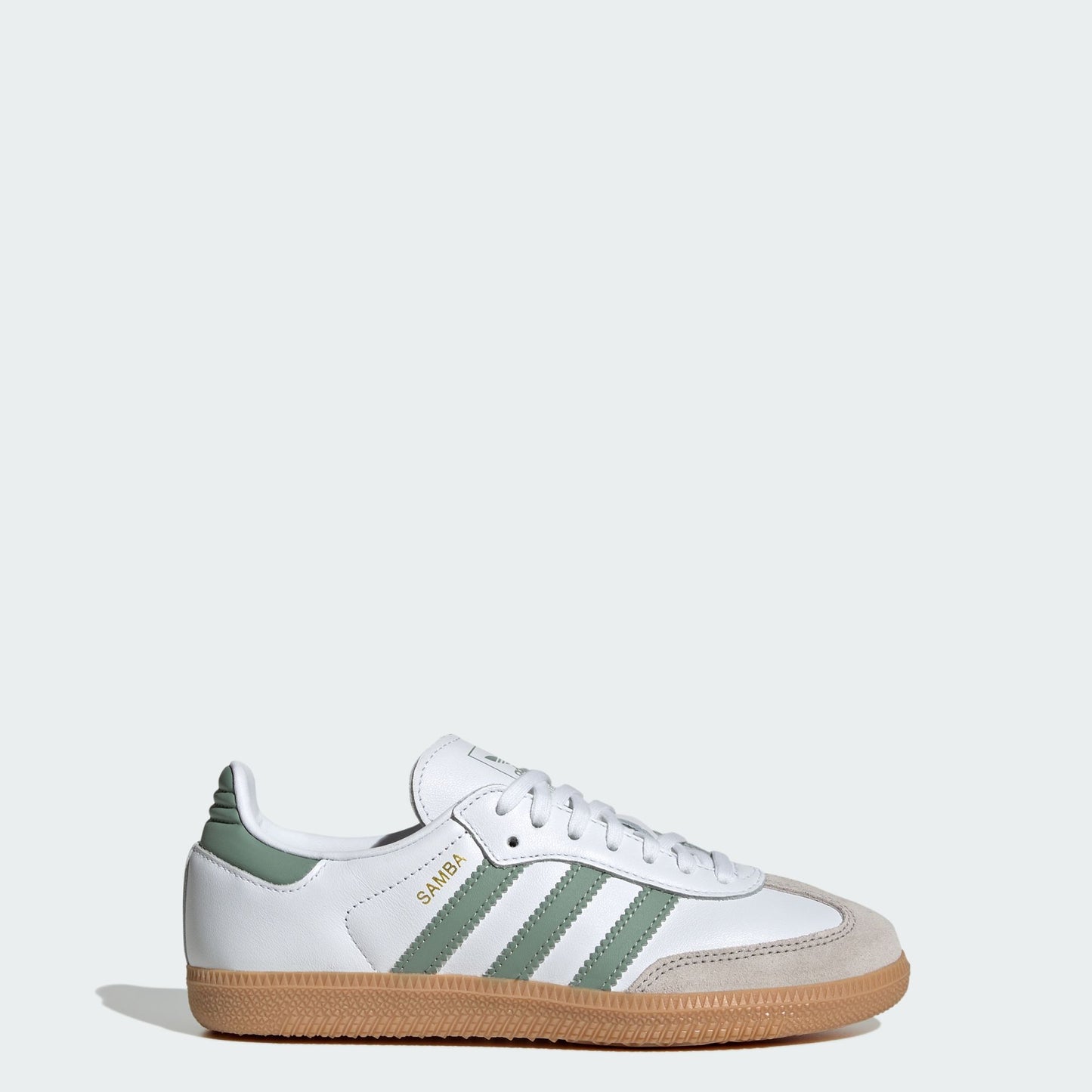 adidas Samba OG Cloud White Silver Green (GS)