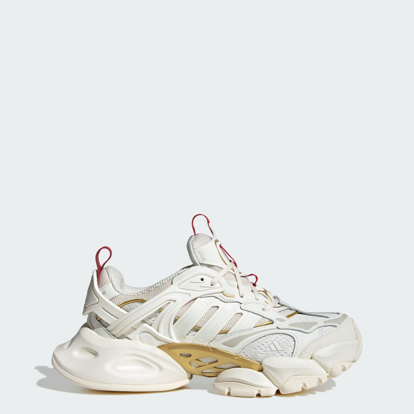 adidas XLG Runner Deluxe Off White Gold Metallic Red