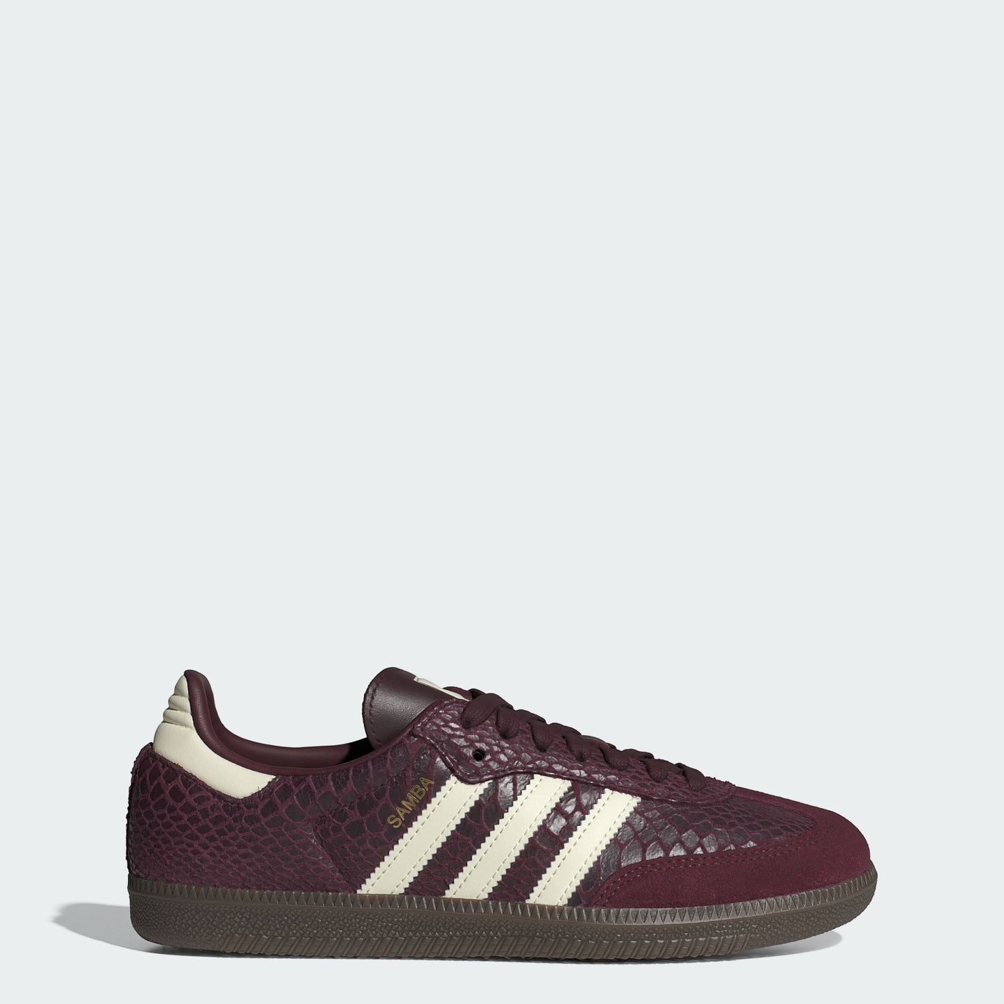 adidas Samba OG Snakeskin Maroon Cream White (Women's)